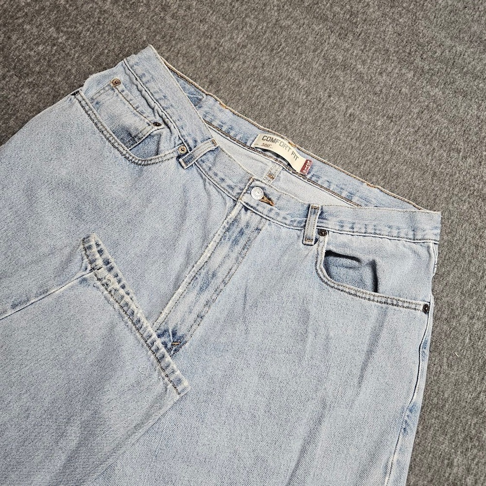 Levi's 560 Comfort Fit Jeans Mens W38 L36 Light Wash Relaxed Tapered Denim